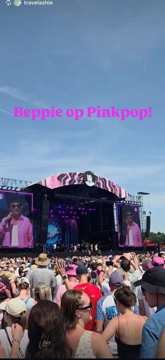 Door een fan gedeelde story van Beppie Kraft op Pinkpop